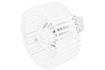 OE SDF 0.900.0035.3 / air blower fits: deutz fahr 100, 110, 130, 150, 610 tier 3, 620 tier3, 120, 150.7, 165.7, 180.7, 420 ttv, 610 ttv, 620 ttv, 630 ttv, k 100, k 100 profilne, k 110, k 110 profiline, k 120