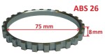 LO ABS 26 75X8 / ABS ring 26z Renault outer diameter 84.6mm