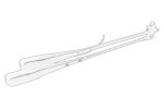 OE SOLARIS 0004.009.182 / wiper arm / cover left (700mm) fits: solaris