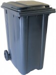 kaanega prügikonteiner/prügikast ratastel 240l hall 73.8x58x103cm jnk