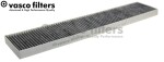 VASCO X009 / Carbon cabin filter. Ford Galaxy I/II, Seat Alhambra I/II, VW Sharan I/II