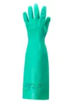 Safety chemical gloves Ansell AlphaTec® Solvex® 37-185, elbow-length, зеленый, size 9