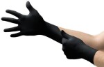 Disposable nitrile gloves Ansell MICROFLEX Midknight Toutch 93-732, Ergoform, 100 pcs, 0,07mm thick, size XL (9.5-10), черный