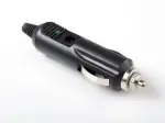 pistik sigaretisüütaja kaitse ja diood (1 tk) must 12v
