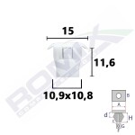 ROMIX RO C80167 / mounting cube 5 pcs opel grandland i, ii,