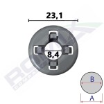 ROMIX RO C80177 / engine cover support 2 pcs toyota corolla 97-