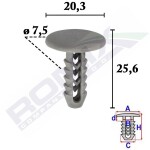 ROMIX SPINKI 10052 / upholstery clip. fiat, alfa, lancia 