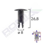 ROMIX SPINKI 10404 / upholstery clip. fiat, lancia 