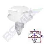 ROMIX SPINKI 11008 / Fiat door upholstery clip 