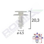 ROMIX SPINKI 11028 / Fiat Bravo/A door upholstery clip 