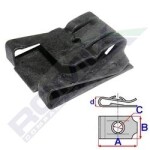 ROMIX SPINKI 11460 / door upholstery clip audi 100, a3, a6 