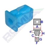 ROMIX SPINKI 15030 / kostka mont.punto,multipla,quaver 