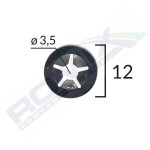 ROMIX SPINKI 16022 / 4mm logo mount 