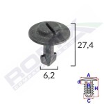 ROMIX SPINKI 80101 / VW Audi trim retaining clip 