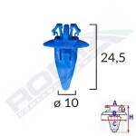ROMIX SPINKI 80104 / exterior trim clip toyota suzuki no 
