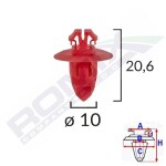 ROMIX SPINKI 80105 / exterior trim clip toyota suzuki part 