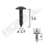 ROMIX SPINKI 40506Z / black screw 3.9x16 