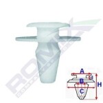 ROMIX SPINKI A15814 / Golf / Passat trim clip 