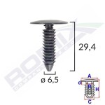 ROMIX SPINKI B15543 / wheel arch clip chry,gm, 