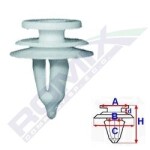 ROMIX SPINKI B18915 / chry upholstery clip, 