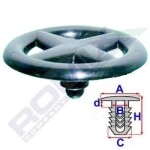 ROMIX SPINKI B22125 / soundproofing clip for Nissan engine cover 
