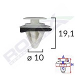 ROMIX SPINKI B23162 / Isuzu upholstery mounting 