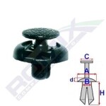 ROMIX SPINKI B24337 / Toyota bumper cover mount 