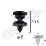 ROMIX SPINKI C40571 / upholstery clip vw t5, caddy 