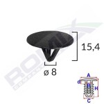 ROMIX SPINKI C60638 / Hyundai engine cover soundproofing clip 