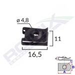 ROMIX SPINKI C70173 / clamping plate audi skoda vw 