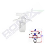 ROMIX SPINKI C70315 / Subaru shoe extension clip