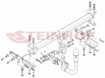 konks eemaldatav vertikaalselt eemaldatav FIAT TIPO 5D, 01/2016-, E20