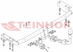 konks eemaldatav POZIOMO VOLVO S60 I 4D, 2000-04/2004, 05/2004-2010, E20