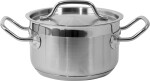MEDIUM STOCKPOT W/LID SS 16x9,5CM 1,9L