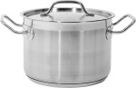 MEDIUM STOCKPOT W/LID SS 20x14CM 4,4L