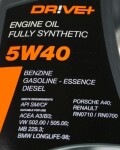 DR!VE+ DP3310.10.033 / dr!ve+ performance 5w40 5l a3/b3/b4, sn/sm/cf, vw502.00/505.00, mb229.3/5, bmw ll-01, g