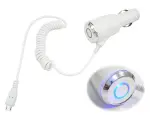 laadija 12/24V - 2, 1A MICRO USB, taustavalgustusega sinine RING