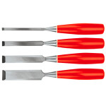 puidupeitel 6–24 mm, 4-osaline komplekt (6, 12, 18, 24 mm) – plastkäepide