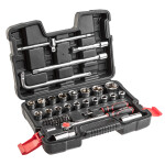 1/4 ja 1/2" padrunvõtmed, komplekt 47 osa
