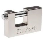 ristkülik PADLOCK, Tugevdatud, 90 MM, 3 KEYS