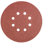 с липучкой шлифовальные диски 150 mm, k80, 5 шт, 8 с отверстием