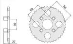 CARAT 256-43 / rear sprocket/43z/