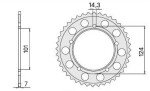 CARAT 2104-38THF / drive sprocket/38t./rear