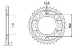 CARAT 300-47C / rear sprocket/47z/