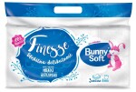 tualettpaber (wc-paber) valge 3-kihiline tselluloos 120 lehte 8tk pakend BUNNY SOFT FINESSE