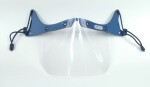 kaitsevisiir näole / poolmask mini shield mosaic blue suurus s