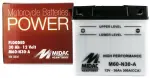 mootorratta aku 30Ah/300A +- 187x130x170 MIDAC M60-N30-A