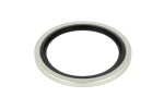 HYVA 01206874 / hydraulic connector seal rubber / metal - 1 1/4" (repaired rubber)