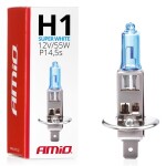 Halogeenpirn h1 12v 55w supervalge amio-01489