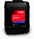 pidurivedelik DOT4 (20L) kuiv: 270°C, märg: 163°C, viscosity: 1315mm²/sec.] SAE J1703, ISO/DIN 4925 - plastik tank - soft koos tap